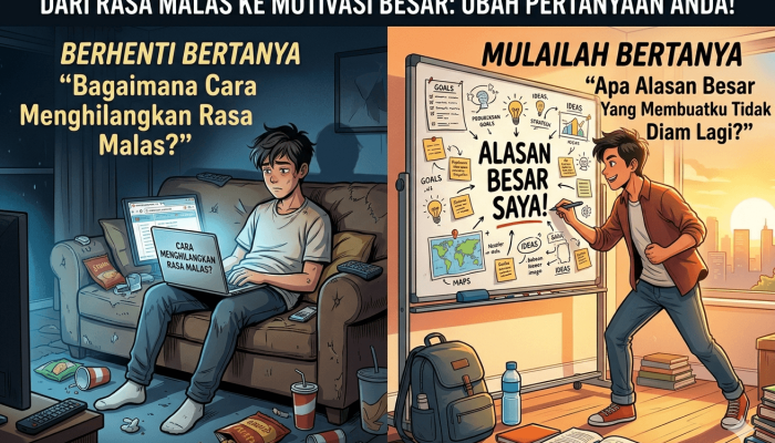 Rasa Malas Bukan Musuhmu, Tapi Pesan Dari Dirimu Sendiri