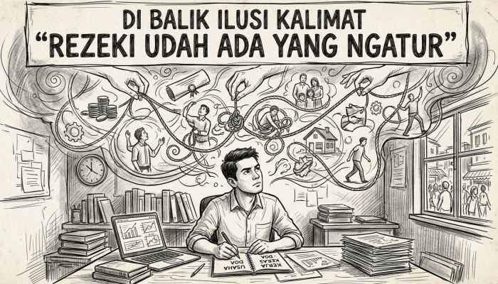 Di Balik Ilusi Kalimat “Rezeki Udah Ada Yang Ngatur”